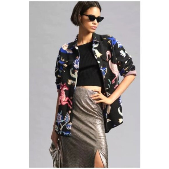 Anthropologie Icon Animal Sweater Coat - Picture 1 of 10